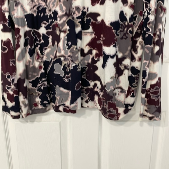 SIMPLY VERA VERA WANG Long Sleeve Textured Blouse size XL, EUC - Picture 5 of 9